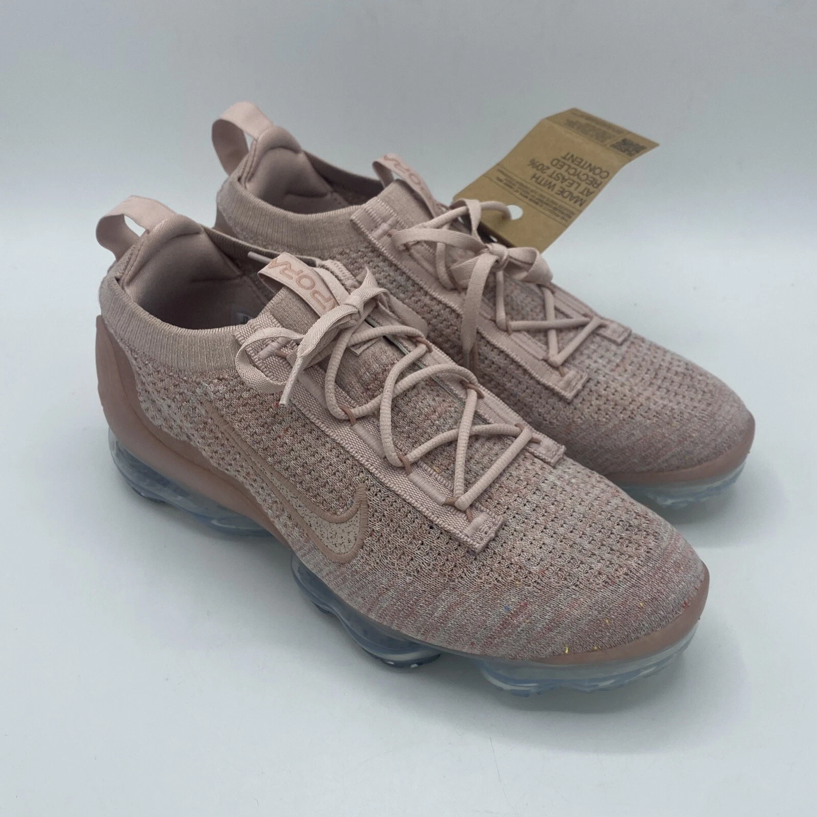 Nike Air VaporMax Flyknit rosa Oxford 2021 donna taglia 11 uomo taglia 9 5