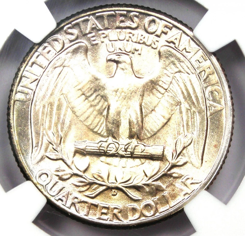 1945-D Washington Quarter 25C - Certified NGC MS67+ Plus Grade - $1,750 Value! - Image 4 of 4
