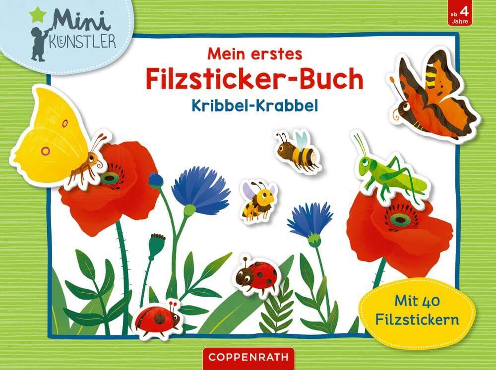 Thumbnail - Mein Erstes Filzsticker-buch: Kribbel-krabbel (mini-künstl.)