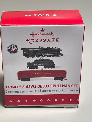 Hallmark QXM8509 Lionel 2148WS Deluxe Pullman Christmas Ornament 2015 NIB