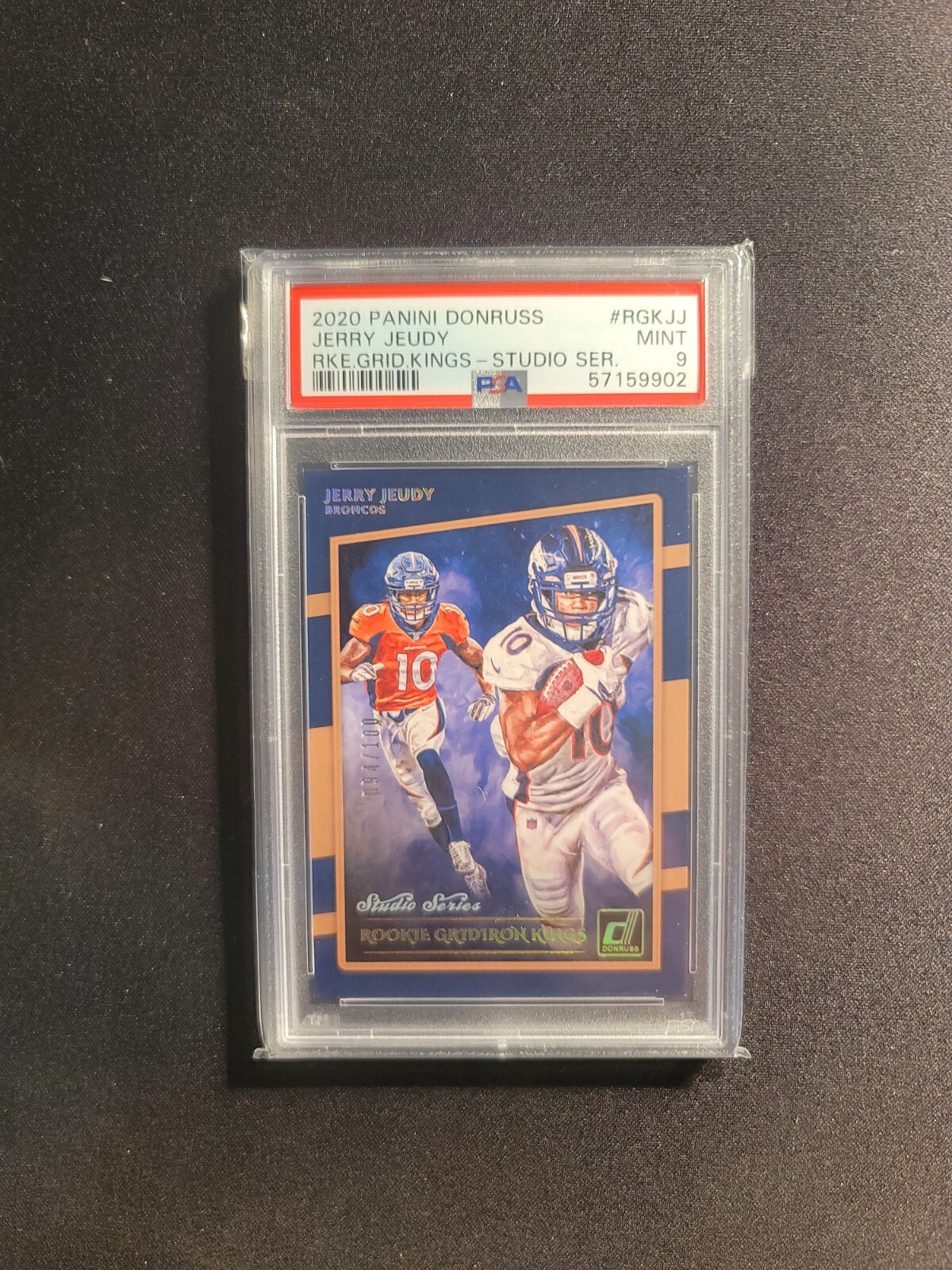 Jerry Jeudy Panini Donruss Gridiron Kings #RGKJJ Studio Series-Rookie