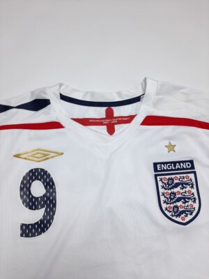 イングランド代表 ルーニー 9番 ユニフォーム　07-09 UMBRO L umbro イングランド代表 07/09 ユニフォーム ホーム 半袖 #9