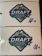 Jamieson Rees Carolina Hurricanes Nhl Autographed Draft 4x6 