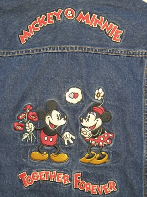 Vintage Walt Disney World Store Mickey Mouse Embroidered Jean