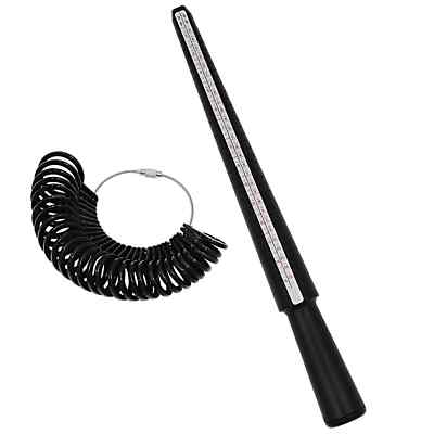 Ring Stick Circle Beauty Degree Diameter Ring Size Measurement Three Piece Set