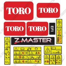 Toro Z-Master Decal Kit Mower - 7 YEAR OUTDOOR 3M VINYL!
