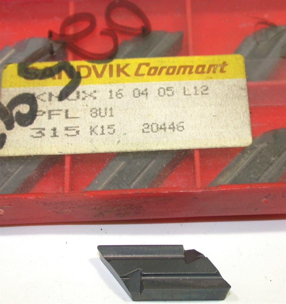 Lot of 7 New Sandvik Indexable Turning Carbide Inserts KNUX 160405L12 ...