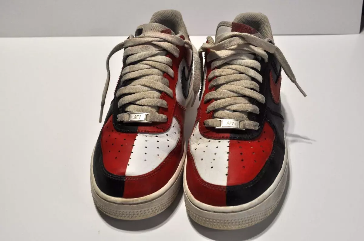 Nike air force 1 low half white half clearance black