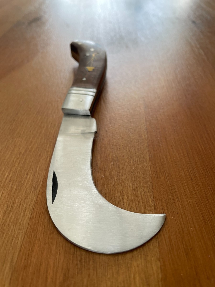 Hawkbill Skinning Tranchete Pocket Knife Stainless Blade 2.3