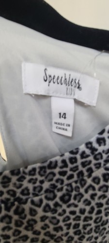 Girl's Speechless Size 14 Long Sleeve Leopard Print Dress W/ Matching Purse New - Picture 8 of 8