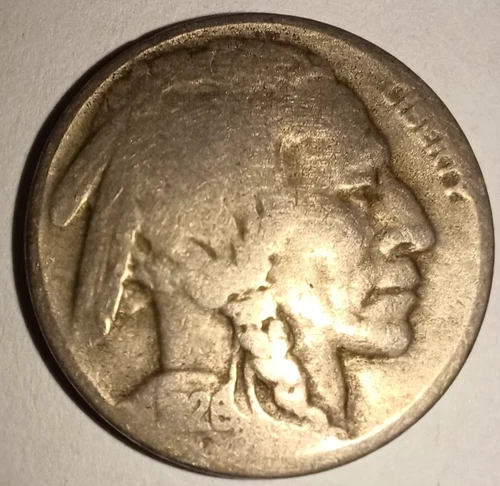1926 D BUFFALO NICKEL - SEMI-KEY VERY LOW MINTAGE - READABLE GOOD DATE 1926-D