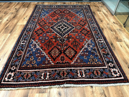 Genuine Handknotted Persian Carpet Oriental Carpet Runner Antique 200 x 130 - Picture 1 of 10
