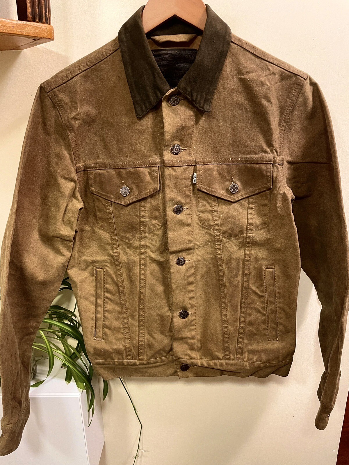 Vintage Levi’s X Filson Tin Cloth Trucker Jacket MEDIUM eBay