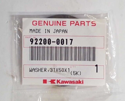 #ad NOS Genuine Kawasaki Washer 31X50X1 92200 0017 NEW OEM $7.75