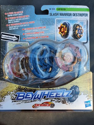 Original Beyblade - Beywheelz - W-03 Speed Slash Warrior Destroyer Neu