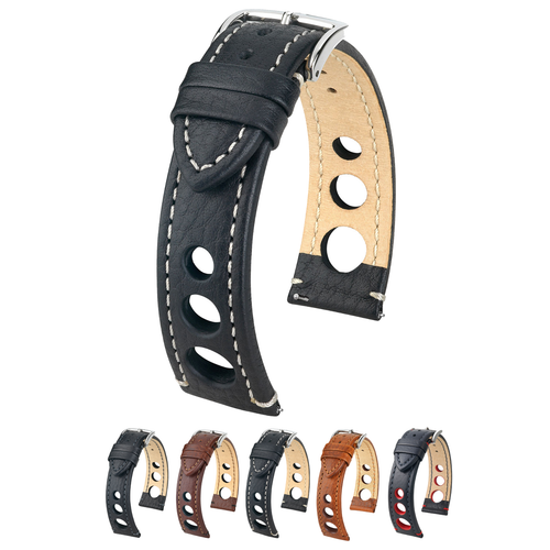 HIRSCH Rally Artisan Calf Leather Watch Strap-Buffalo Calfskin-QR+Bonus Battery - Picture 26 of 57