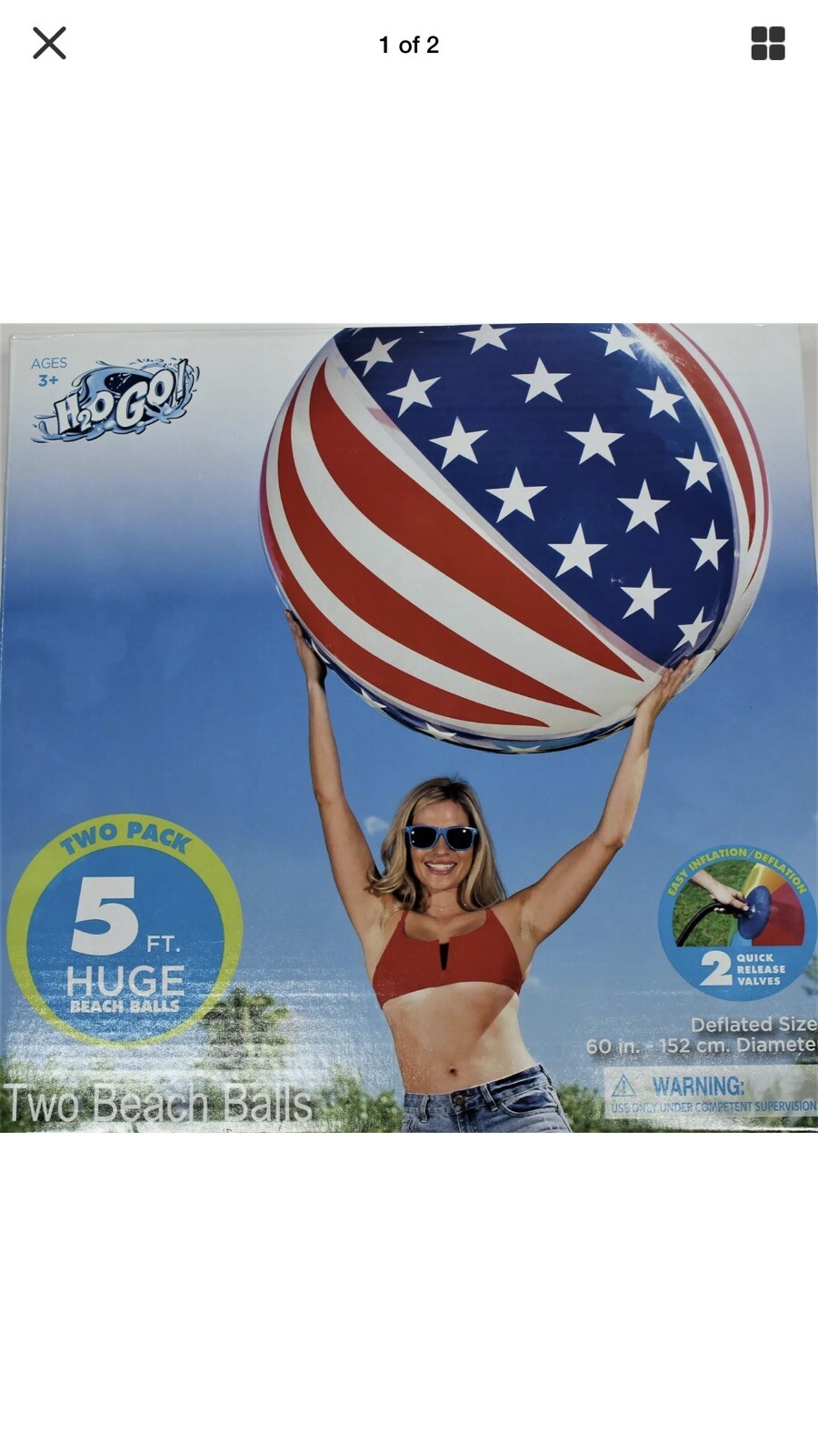 h2ogo beach ball