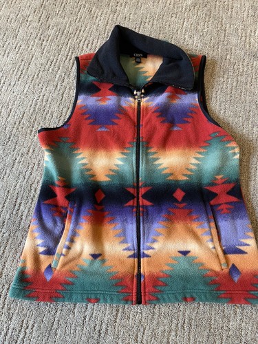 chaps womens fleece vest