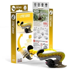 Lyre Bird 3D Cardboard Model Kit Eugy New