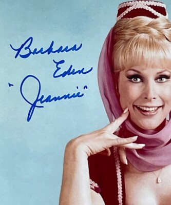 Barbara Eden Authentic Hand Signed 8x10 Photo, Jeanie | eBay