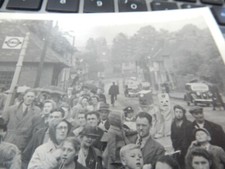 SURREAL ROBOTS PHOTOBOMB PHOTOGRAPH VICTORY DAY 1946 WENDOVER BUCKINGHAMSHIE