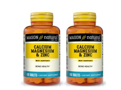 2 Pack CALCIUM MAGNESIUM ZINC*10/2027* 2 x 100 = 200 Tablets