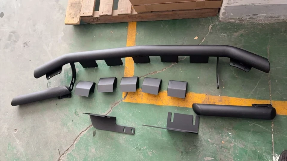 Front Bumper Bull Guard Bar Steel Fits for Toyota Hilux Revo 2016-2025 - Image 3 of 4