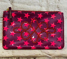MAC Cosmetic Make-up Vinyl Diamond Coin Case  New Without Tags