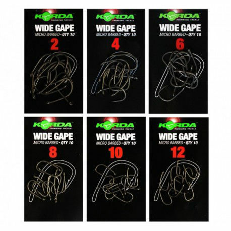 Korda Wide Gape Micro Barbed Size 10