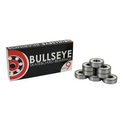 Bullseye Bearings for Skateboard or Longboard Wheels Precision Abec 9 Rated (8)