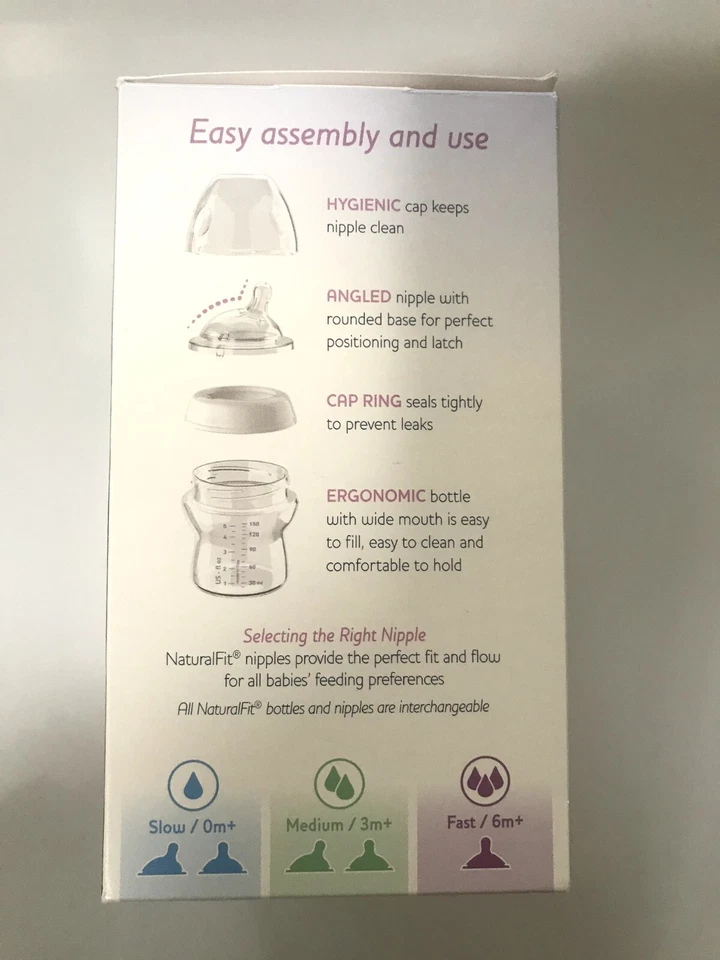 chicco baby bottle NaturalFit 2 bottles set (5oz and 8oz) Blue and Pink Sets - Image 3 of 4