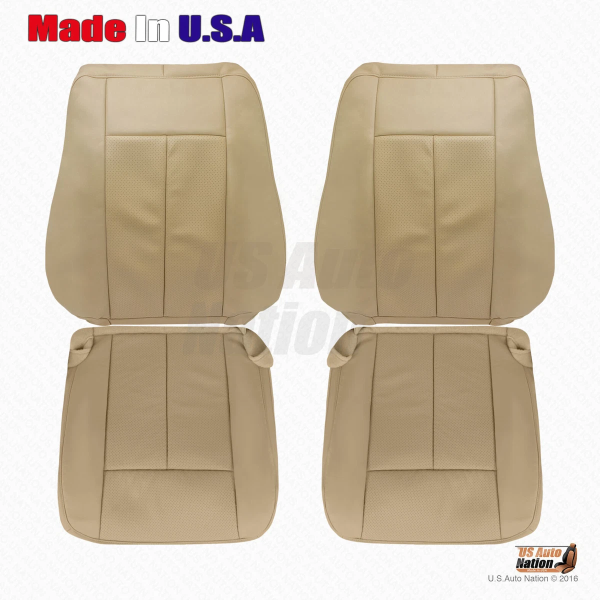 Funda Inferior De Asiento Conductor Para Ford Expedition 2007-2014 – Cuero Microfibra Negro, Soillar