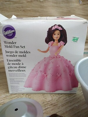 Cake Pan Set Wilton Doll Classic Wonder Mold Kit Barbie Princess