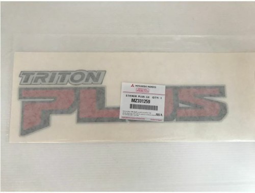 Triton Plus Genuine Mitsubishi 2pcs sticker Decal 2023 L R H Triton Plus pickup - Picture 6 of 12