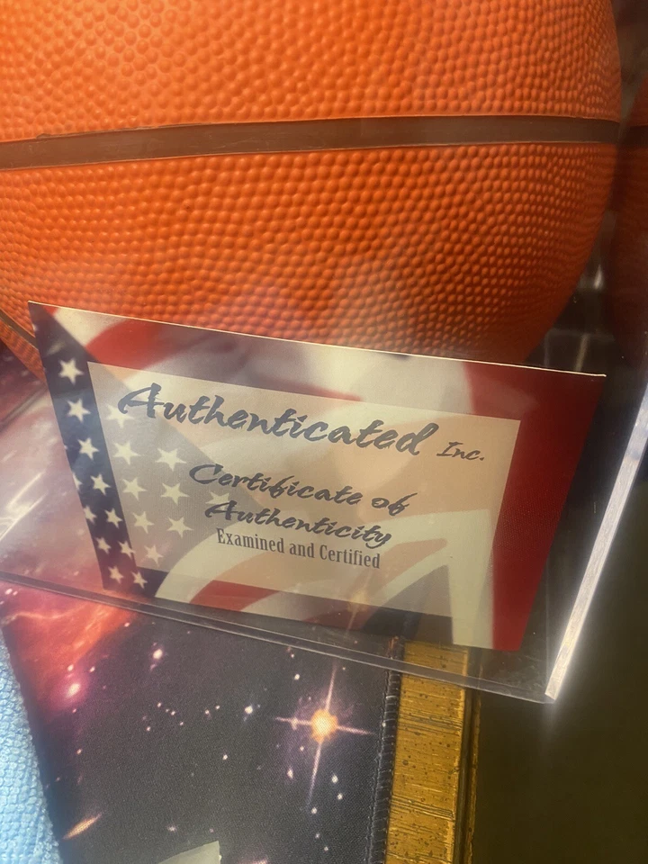 Baloncesto NBA firmado por Paul Gasol raro auto campeón de España con certificado de autenticidad Foto 2 de 3