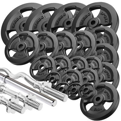 Hantelstangen und Hantelscheiben-Set 172 kg Marbo Sport