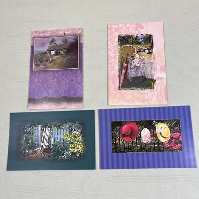 CANADA Harlequin Enterprises Vintage NEW POSTCARD  Collection 1999 SET OF 4 NICE