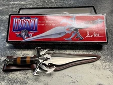 1997 GiL HIBBEN Hornet Dagger Knife & Sheath Original Box UC985 United Cutlery