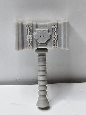 3d Printed BJORN IRON HAMMER BLACKSMITH HAMMER For Mythic Legions 1/12 figure 