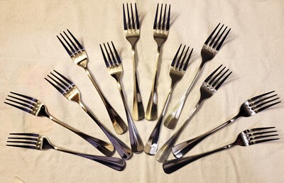 Baguette Dinner Fork 12 Pieces BRAND NEW Stainless Steel Superior