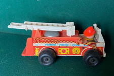Fisher-Price Fire Engine 1977 +-, Good Condition