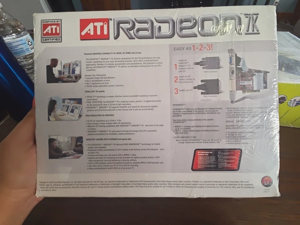 VisionTek ATI Radeon 7000 (VT-KRAD7K 64P) 64MB DDR SDRAM AGP Graphics adapter - Image 3 of 4