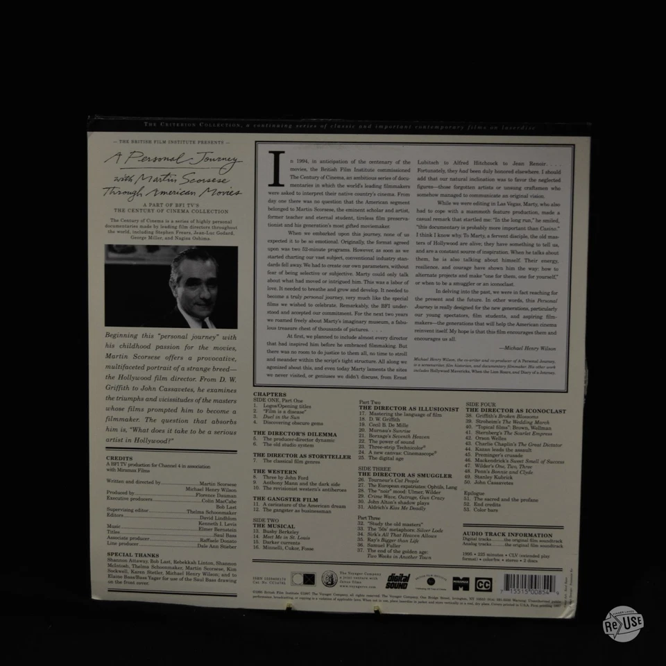 Personal Journey Through American Movies with Martin Scorsese: Criterion - Image 3 of 4