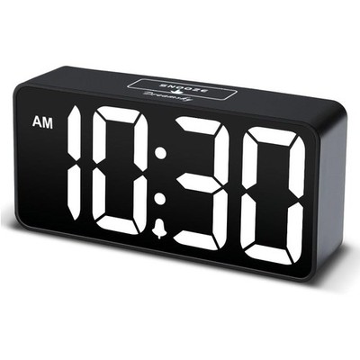 Small Digital Alarm Clock for Bederoom, Large Big Numbers with  for Living Room