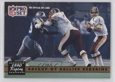 1991 Pro Set 1990 Replay Jeff Rutledge Gary Clark Backup QB Rallies Redskins 1z7