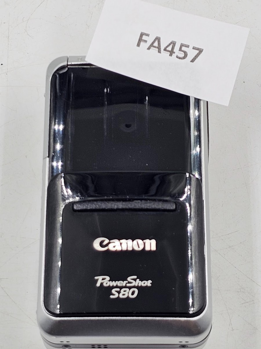Canon PowerShot S80 8.0 MP Digital Camera Silver - Working | eBay