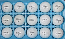 15 AAAAA / AAAA White Titleist Tour Speed Golf Balls