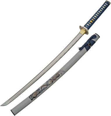 #ad Water Dragon Katana 30quot; 1045 Carbon Steel Fixed Blade Sword $103.45