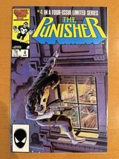 The Punisher #4 Marvel Comic 1986 Limited Series - HIGH GRADE NM+ 9.6 Condition