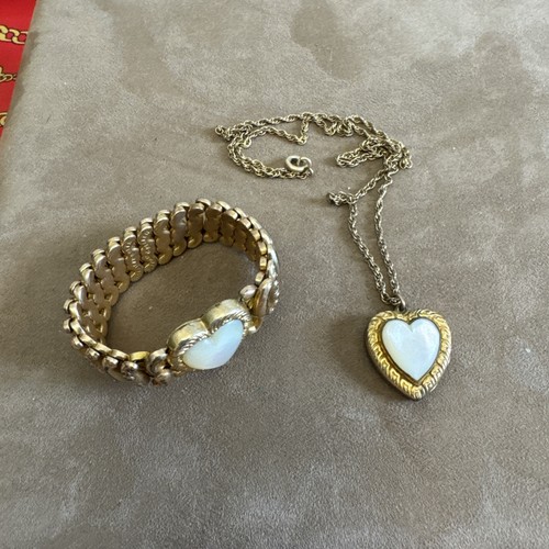 Pitman and Keeler American Queen Sweetheart Expansion Bracelet and Necklace Set